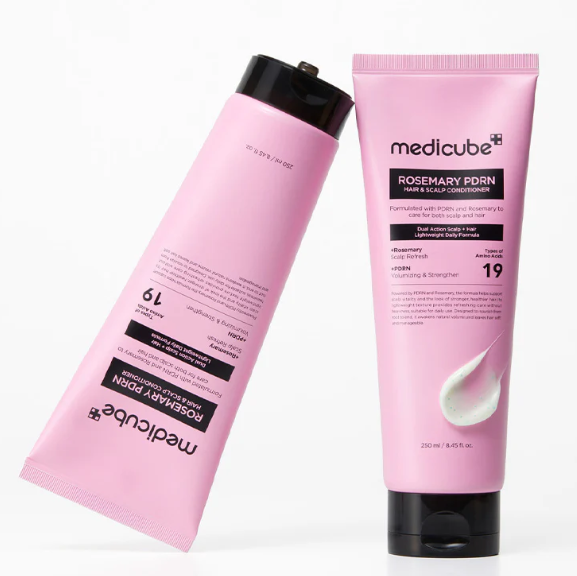 ROSEMARY PDRN HAIR&SCALP CONDITIONER 250ml-Acondiconador Medicube, Mascarilla Capilar