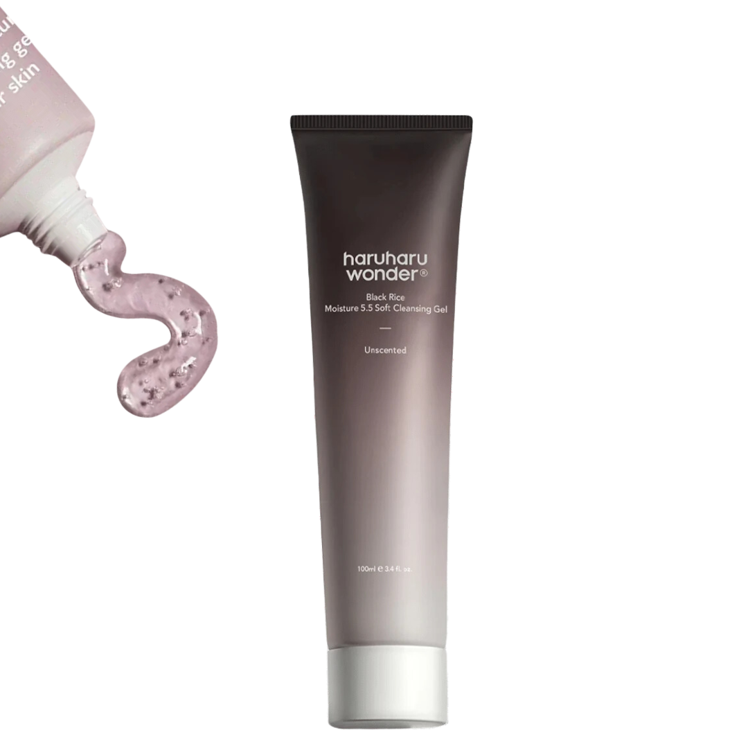 Black Rice Moisture 5.5 Soft Cleansing Gel 100ml-Haru Haru Wonder-Espuma