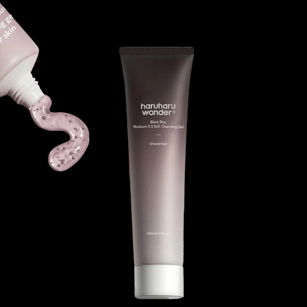 Black Rice Moisture 5.5 Soft Cleansing Gel 100ml-Haru Haru Wonder-Espuma