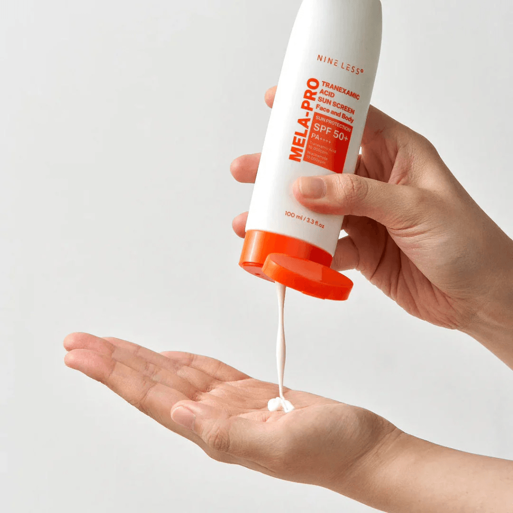 MELA-PRO Tranexamic Acid Sun Screen PROTECTION SPF 50+ 100ml-NINELESS