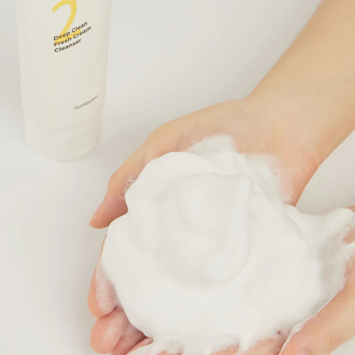 No.2 Deep Clean Fresh Cream Cleanser 120ml-Numbuzin- Espuma