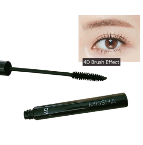 4D Mascara 7g-Missha- Mascara de pestañas