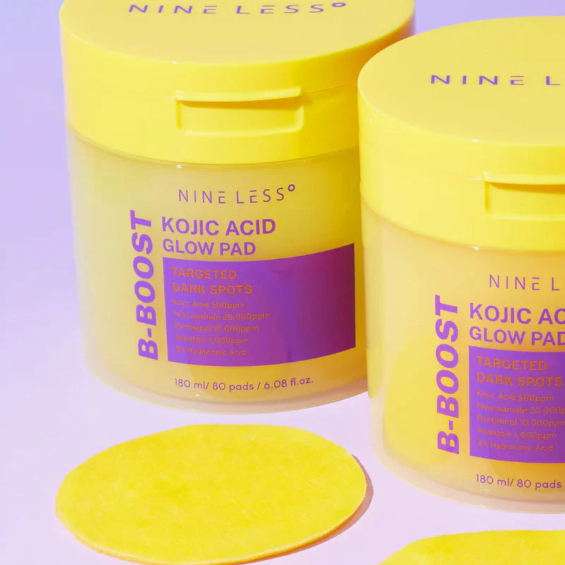 B-Boost Kojic Acid Glow Toner Pad (80 pads)- NINELESS
