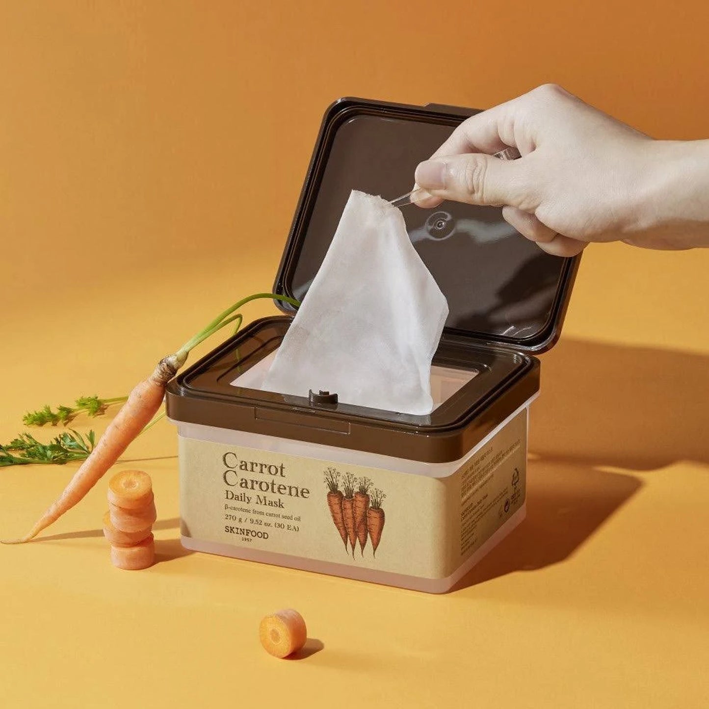 Carrot Carotene Daily Mask 270g-Skinfood